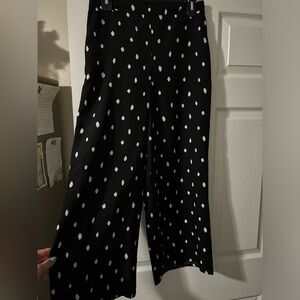 Worthington black polka dot dress pants.